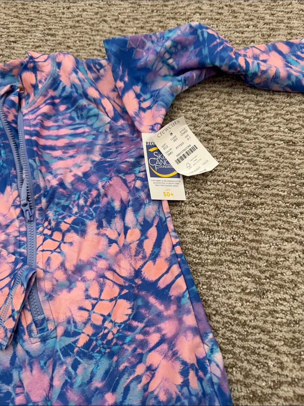J. Crew Crewcuts Rash guard Swimsuit 6-7